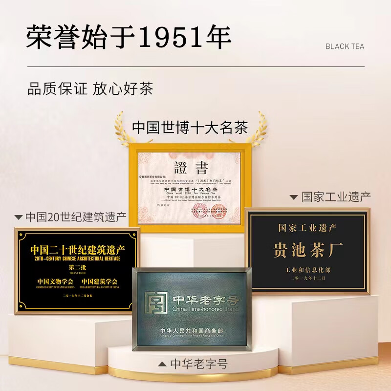 Keemun Black Tea Official Flagship Store 2025 New Tea Special Grade Authentic High-end Tea for Yourself to Drink as a Gift to Your Elder Parents Qihong Xiangsnail 200g (Special Grade/First Class)