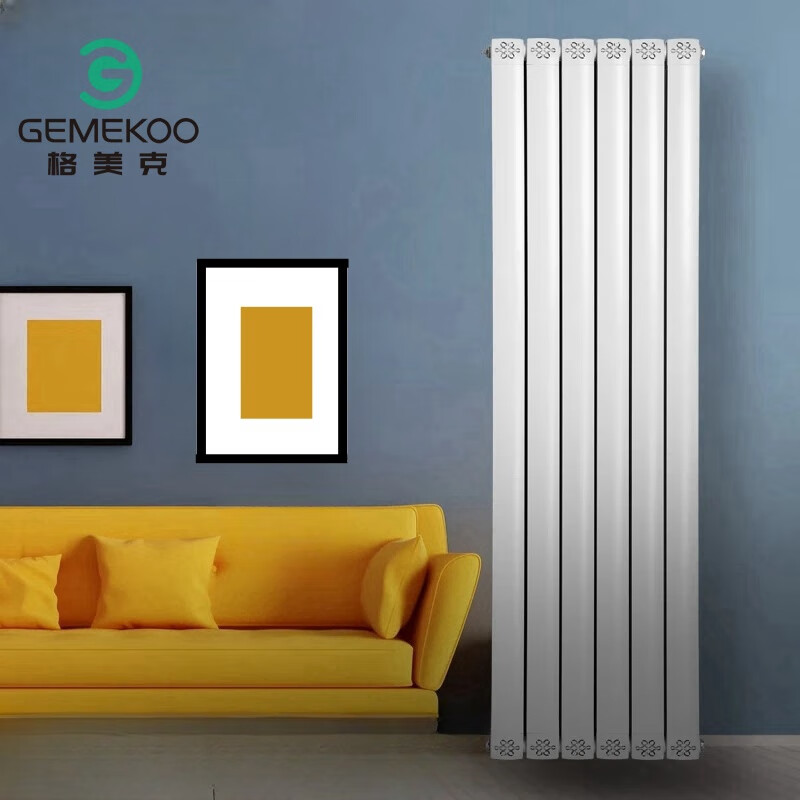 Gemeike home central heating living room and bedroom wall-mounted water heating radiator copper-aluminum composite 80X80 radiator supports customization 600mm single column price starting from three columns