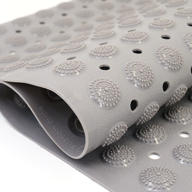 Hasdick PVC anti-slip mat gray 35*70cm anti-fall bathroom floor mat anti-slip wear-resistant floor mat HK-430