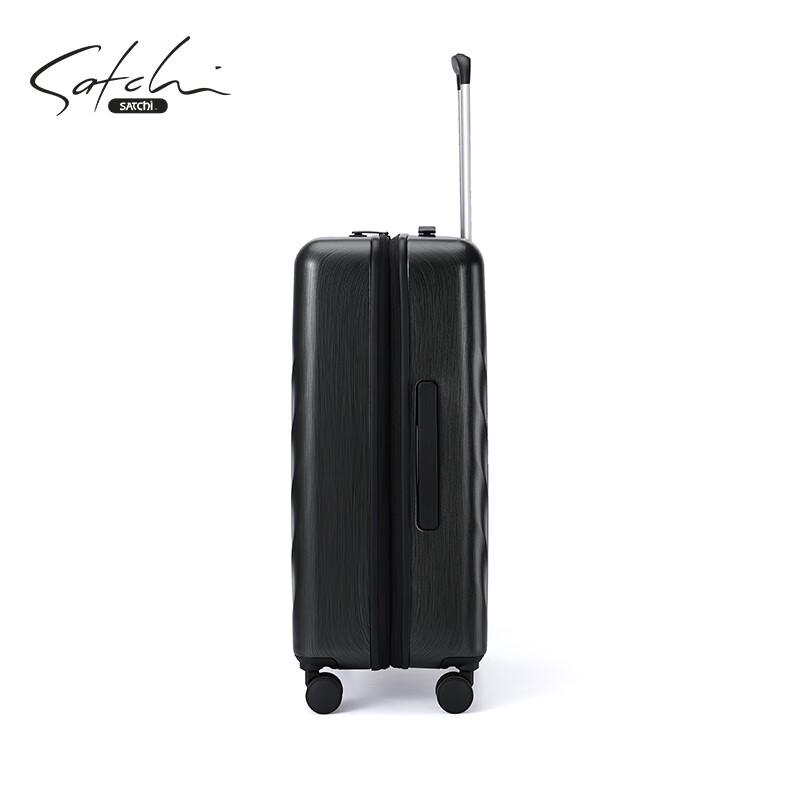 SATCHI trolley case, durable and multifunctional suitcase, caster suitcase, multi-size available, black 24 inches
