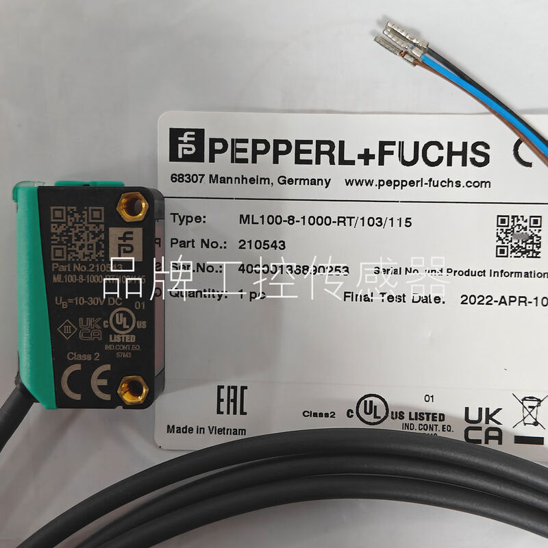 Original Pepperl+Fuchs photoelectric switch ML100-8-H-250-RT/103/115 1000 MV100 55/10 ML100-8-1000-RT/102/1151