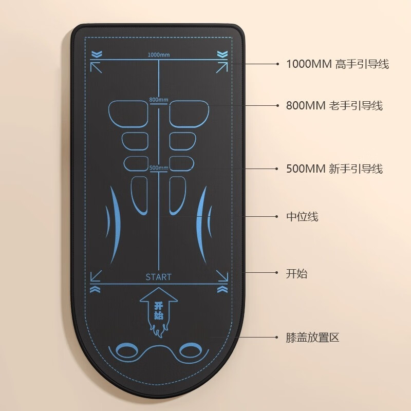 Nurse Xin Yoga Mat Abdominal Wheel Special Scale Mat Men and Women Fitness Kneeling Mat Training Exercise Abdominal Building Thickened Abdominal Roller Manufacturer Clears Stock All Lost Rice Thick New Abdominal Wheel Special Scale Mat