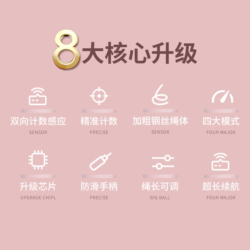 Oufanda skipping rope counting adult children students high school entrance examination fitness weight loss fat burning steel wire anti-winding racing god son