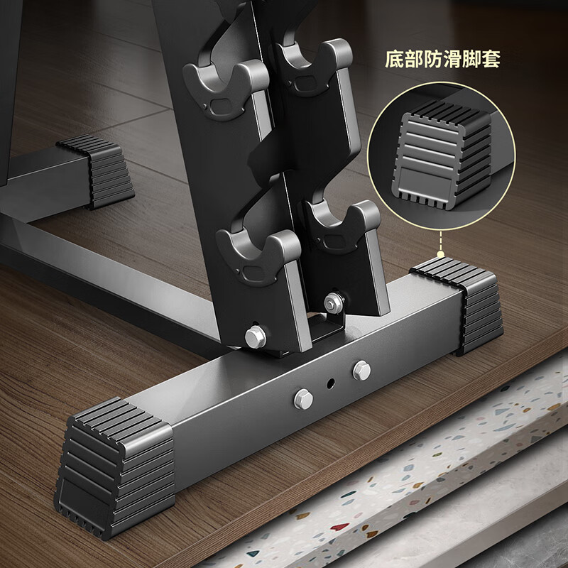 DONIUZ men's home commercial gym steel universal multi-layer storage bracket dumbbell rack placement rack six-layer dumbbell rack