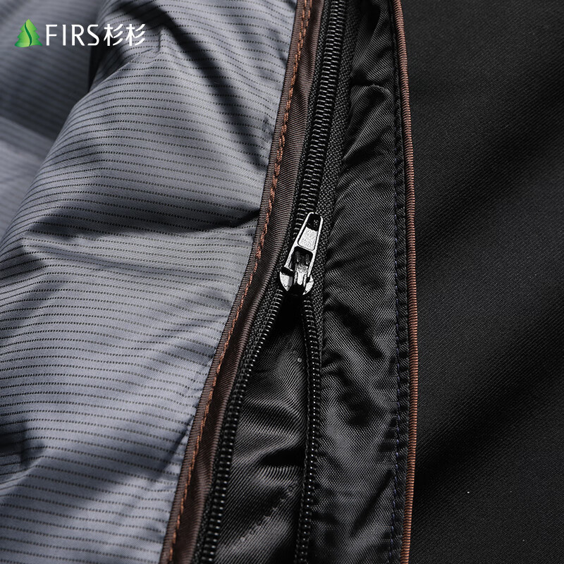 Shanshan Removable Liner Duck Down Jacket Men's Autumn and Winter Business Executive Jacket Lapel Casual Dad Work Jacket