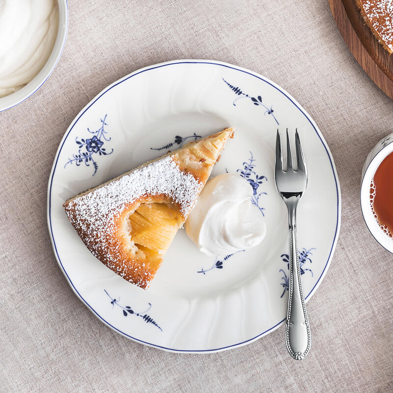 Villeroy&Boch National Collection Classic Luxembourg Series Imported Fine Porcelain Bowls and Plates Glazed Multi-person Dining Tableware for 4 People 11 Heads