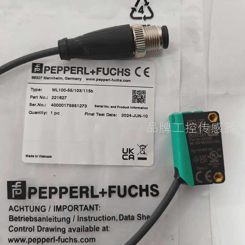 Original Pepperl+Fuchs photoelectric switch ML100-8-H-250-RT/103/115 1000 MV100 55/10 ML100-8-1000-RT/102/1151
