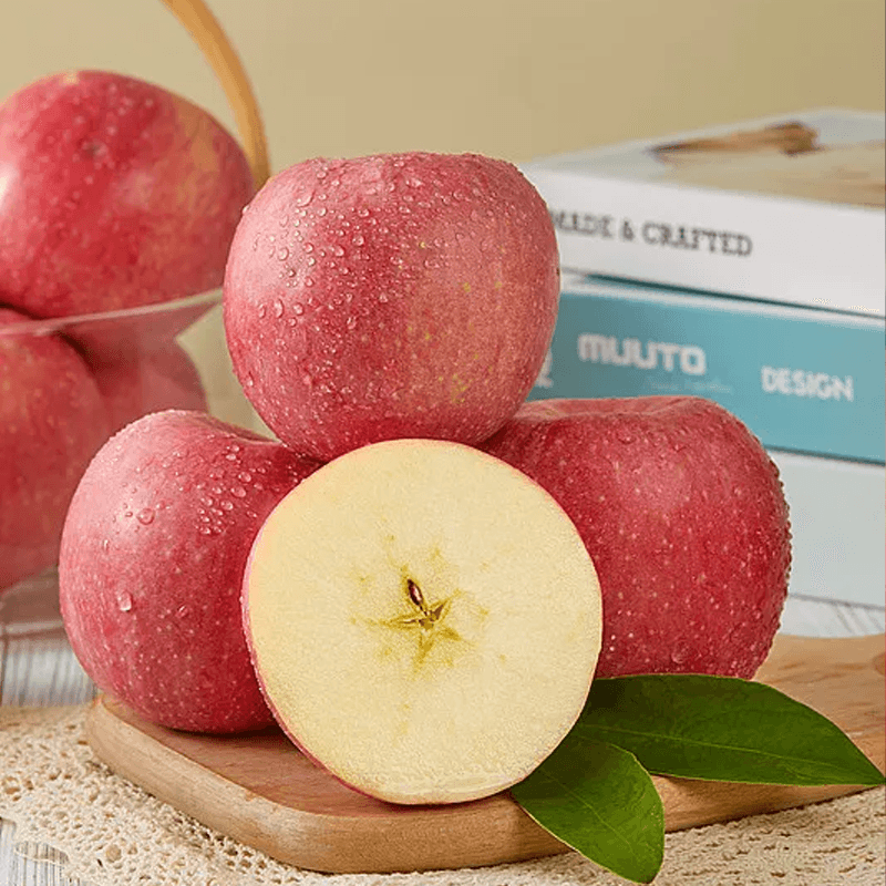 Jingxiansheng Shaanxi Luochuan Red Fuji Apple, net weight 5 pounds, single fruit 75-80mm, fresh fruit, straight from the source