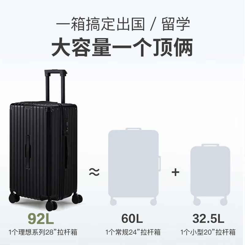 ROCKLAND suitcase zipper trolley suitcase boarding suitcase for male and female students multi-functional password box suitcase