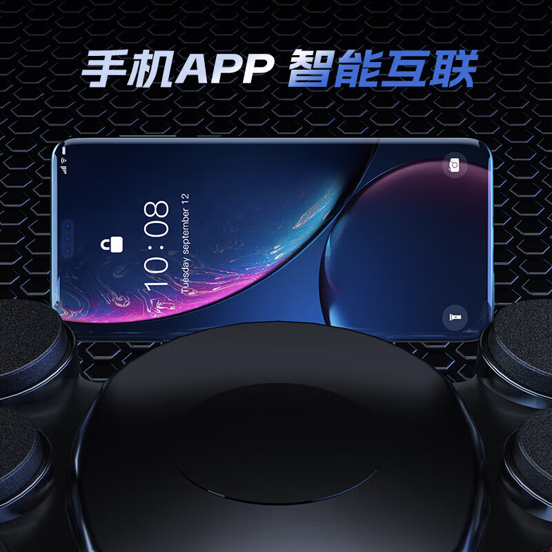 DEATKN German abdominal wheel automatic rebound elbow support four-wheel abdominal muscle slimming artifact men's fitness equipment home four-wheel 6 elbow support_black strong rebound/mobile phone smart interconnection/free kneeling mat professional grade comfortable and silent