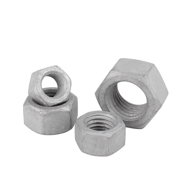 Creaby hot-dip galvanized nut hexagonal screw cap 8-level hot-dip galvanized expanded white zinc nut fastener accessories M30 1 piece 8-level hot-dip galvanized