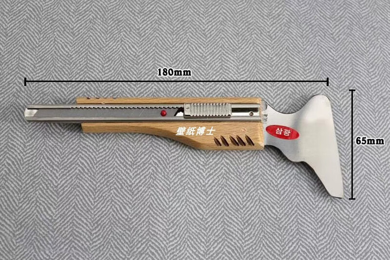 Korean Boeing film tool knife wood grain paper wood grain film special knife film art knife scraper wooden handle Korean film knife 1 + wool scraper