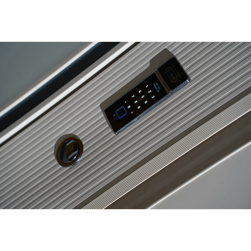 Xinkaiman T-shaped aluminum edge Kaimu Zimu 1160*2050 anti-theft door safety door bulletproof door