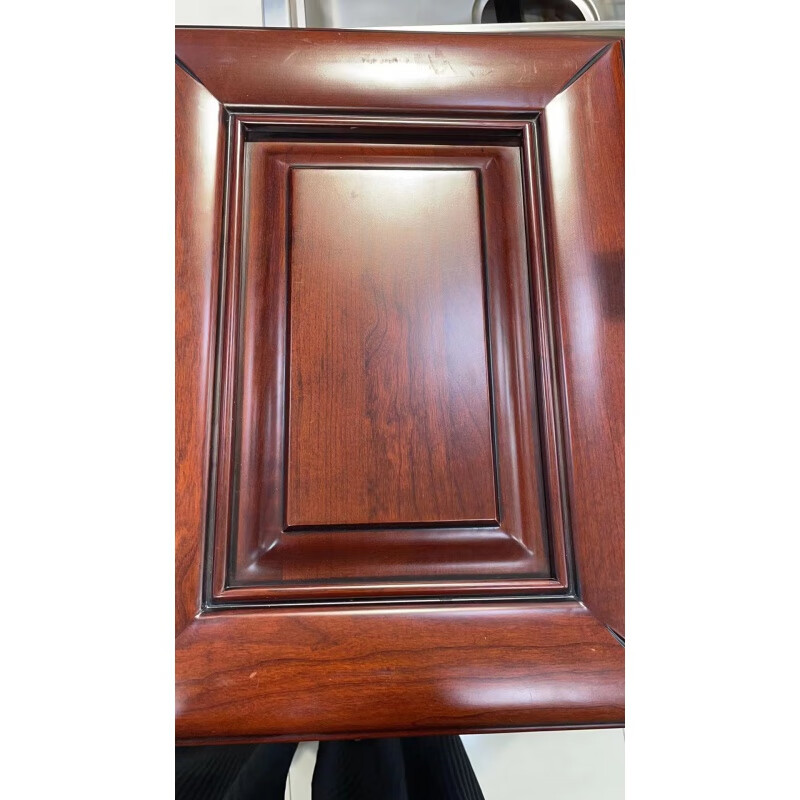 Oak wardrobe cabinet door, custom-made solid wood door panel, kitchen cabinet door, environmentally friendly solid wood painted cabinet door, including painted arc