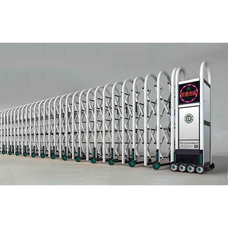 Qian Huinong Nanjing Jiuzhu Electric Telescopic Door Classic Tianyuan Gate Community Remote Control Gate Fence Advertising Door Drive Door Wheel Tianyuan Gate 10 meters/set