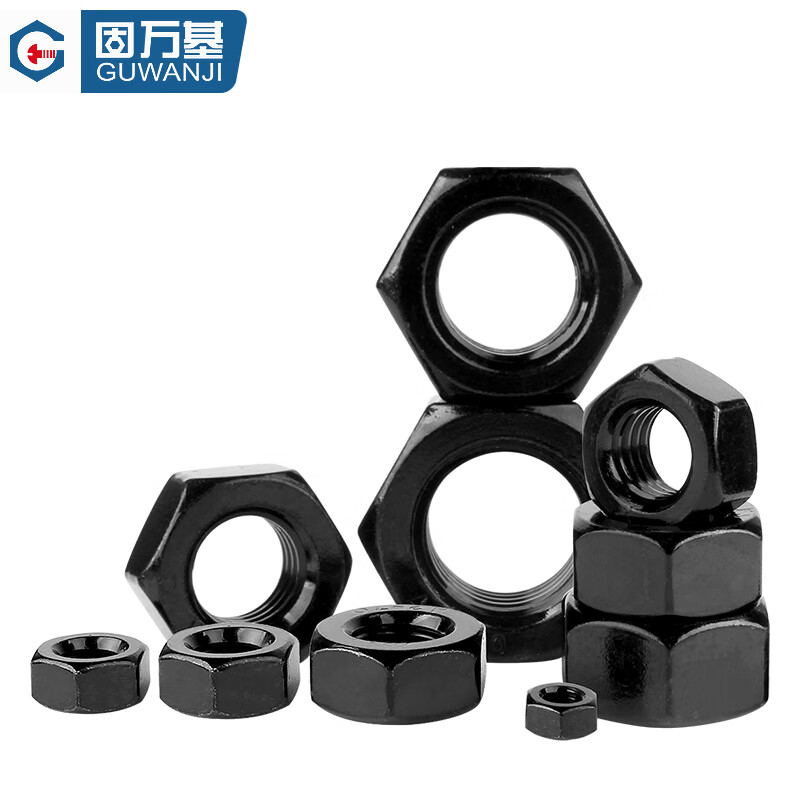 Guwanji 304/316/201 stainless steel hexagonal nut bolt nut screw cap large national standard standard fastener M30*2.0 tooth (1 grain) fine tooth