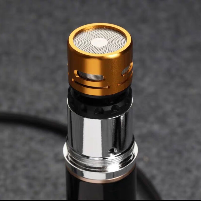 COV Metal Torch Microphone Wireless One to Two Microphones Rechargeable Universal Microphone for Home Singing and Outdoor Single Microphone Can be Recharged