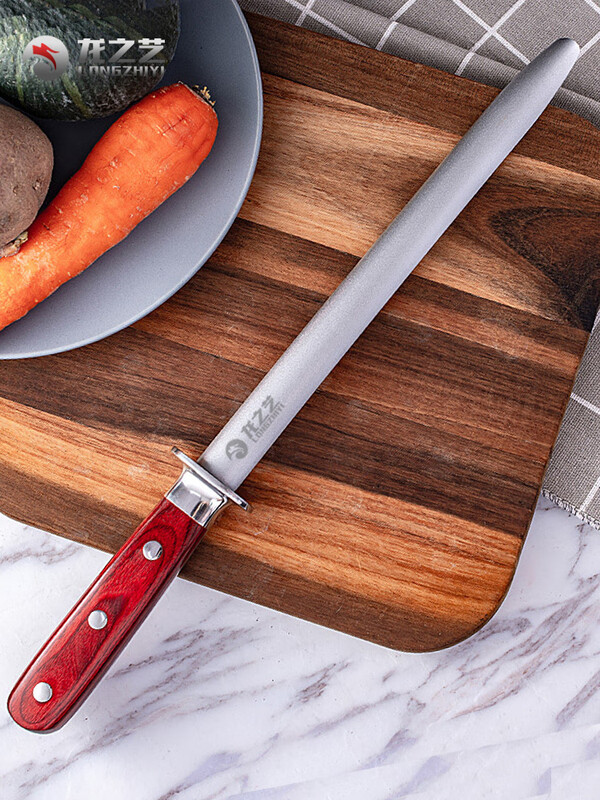 Longzhiyi sharpening stick high carbon steel sharpening stick household emery 2500 silk ultra-fine grain knife sharpening stick Hongguibao-round