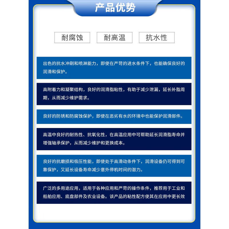 Mobil grease XHP222 390g high temperature and high speed bearing grease Mobil butter mechanical anti-rust and waterproof imported 390g Mobil XHP222 grease original