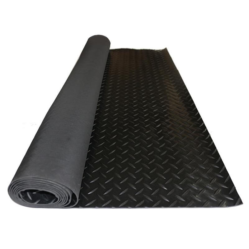 Insulation rubber mat, non-slip rubber sheet, willow leaf pattern, waterproof, wear-resistant, buffering and shock-absorbing floor mat for power distribution room, willow leaf pattern 1.5m*10m*5mm full roll