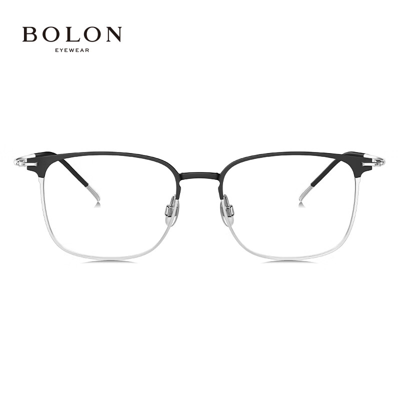 BOLON Tyrannosaurus glasses business casual eyebrow frame optical mirror light titanium myopia glasses frame for men and women BT1613B15
