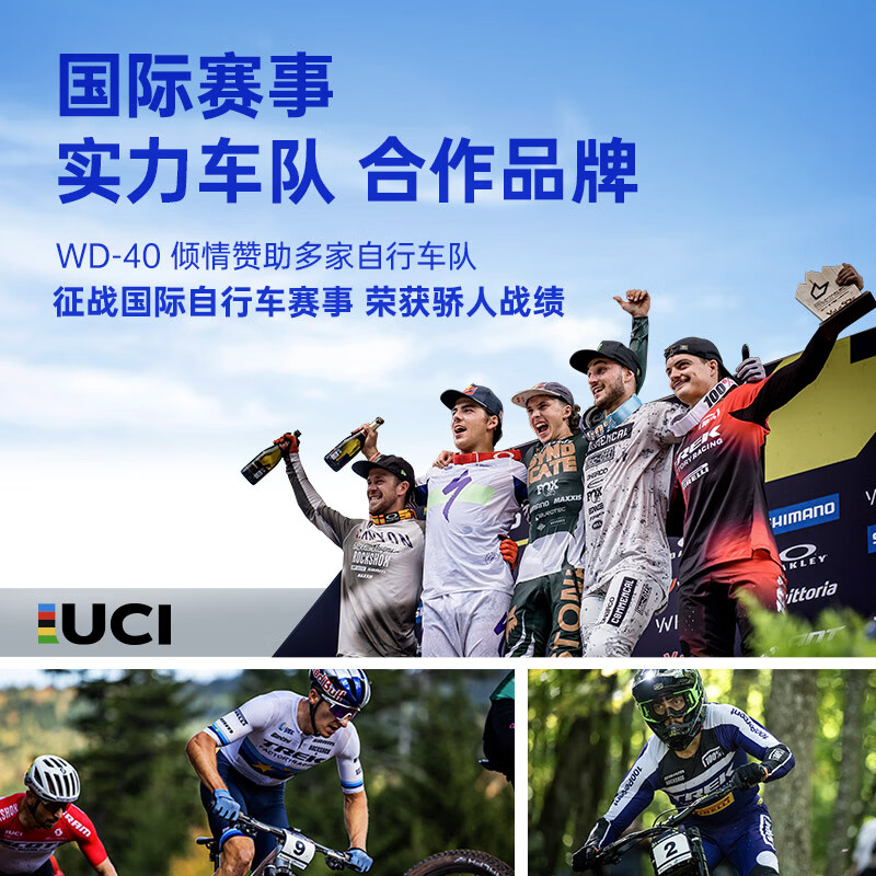 WD-40 bicycle chain cleaner body oil stain remover road mountain bike flywheel foam cleaner 300ml