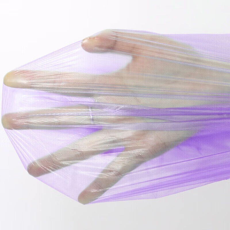 Lide medium garbage bags 150 pieces for household use affordable 5 rolls 45*50cm garbage classification purple