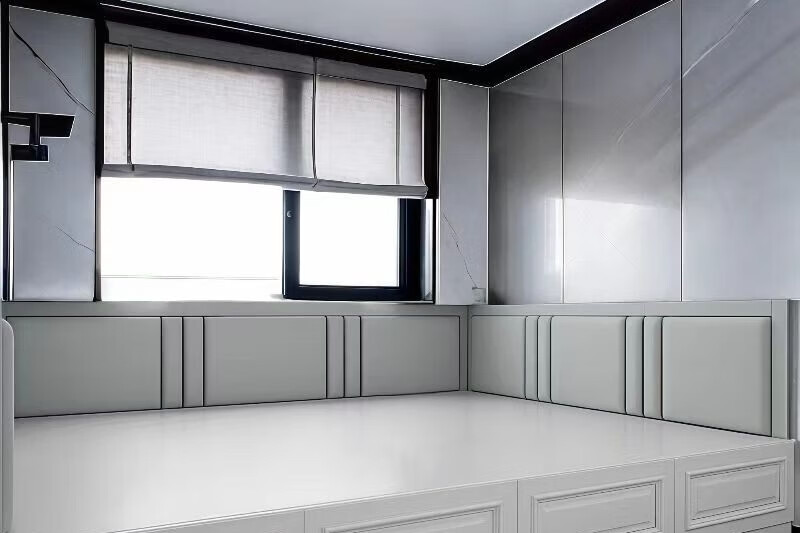 Shantou Lincun wall-mounted soft-packed bed side tatami enclosing Kang enclosing children's anti-collision enclosing seat cushion headboard background sticker self-adhesive style one gray one piece 0.1/square one piece do not take pictures Send samples