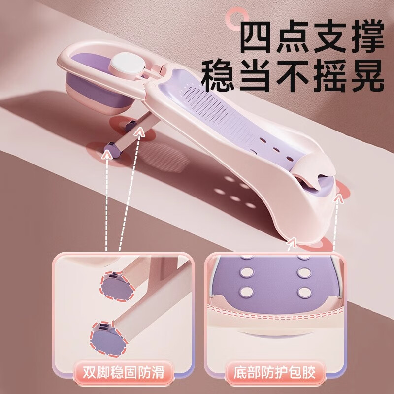 Miling children's shampoo recliner baby baby shampoo bed household folding baby girl child lying flat shampoo artifact A blue ordinary (no shampoo tank) PU soft headrest