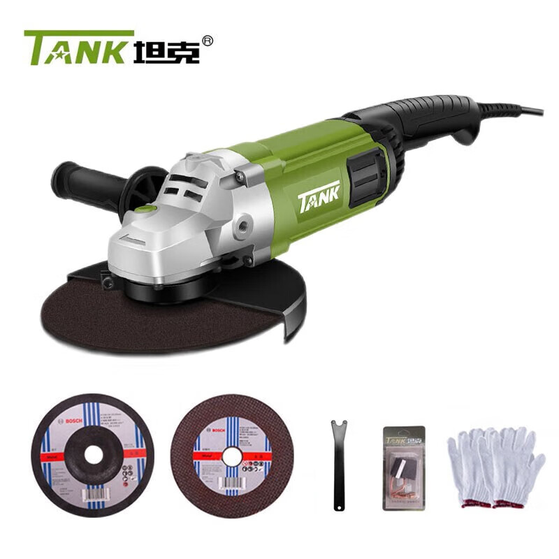TANK large angle grinder cutting machine high power 3000W angle grinder 23 new angle grinder standard (without grinding disc)