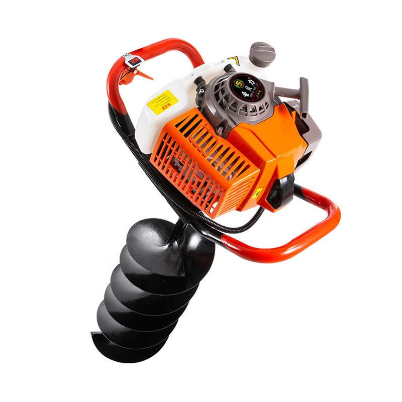 Kezitu customized digging machine small high-power gasoline drilling agricultural planting soil drilling machine digging hole fertilization drilling machine two-stroke 768cc ground drilling 4 cm wear-resistant drill bit