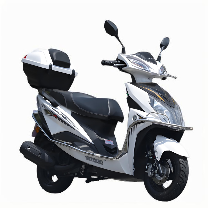 Wuyang Shangling 2nd Generation +125 Scooter Fuel Express Delivery for Home Commuting Diamond White