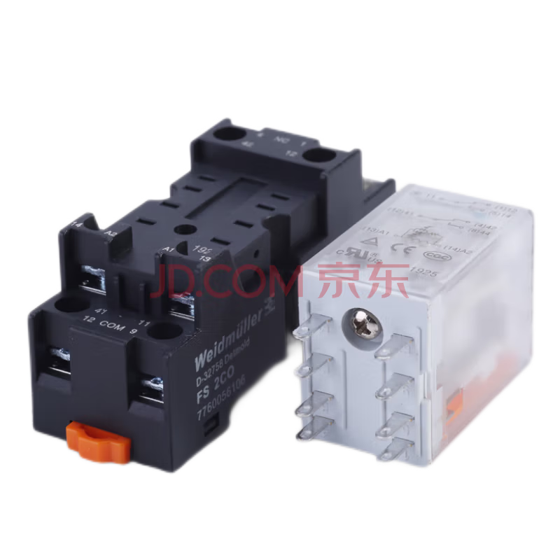 Weidmüller intermediate relay 24V with base 10A/250V (unit)