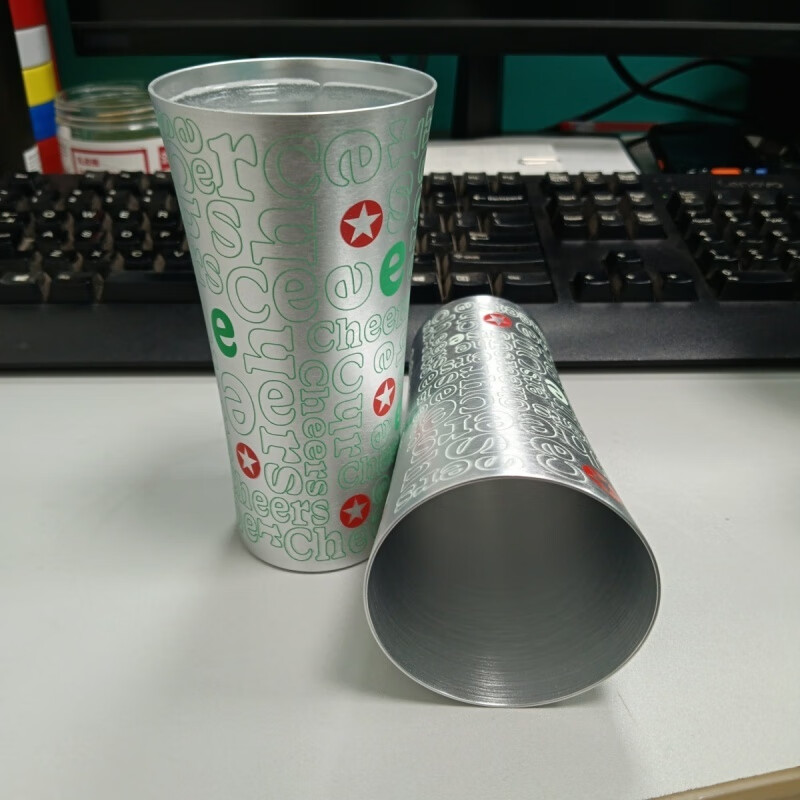 FANCYCHIC Heineken Beer Cup Changing Temperature Water Cup Cold Drink Color Changing Cup Small Waist Anti-fall Water Cup Water Cup Home Personalized Beer Cup Main Image Model