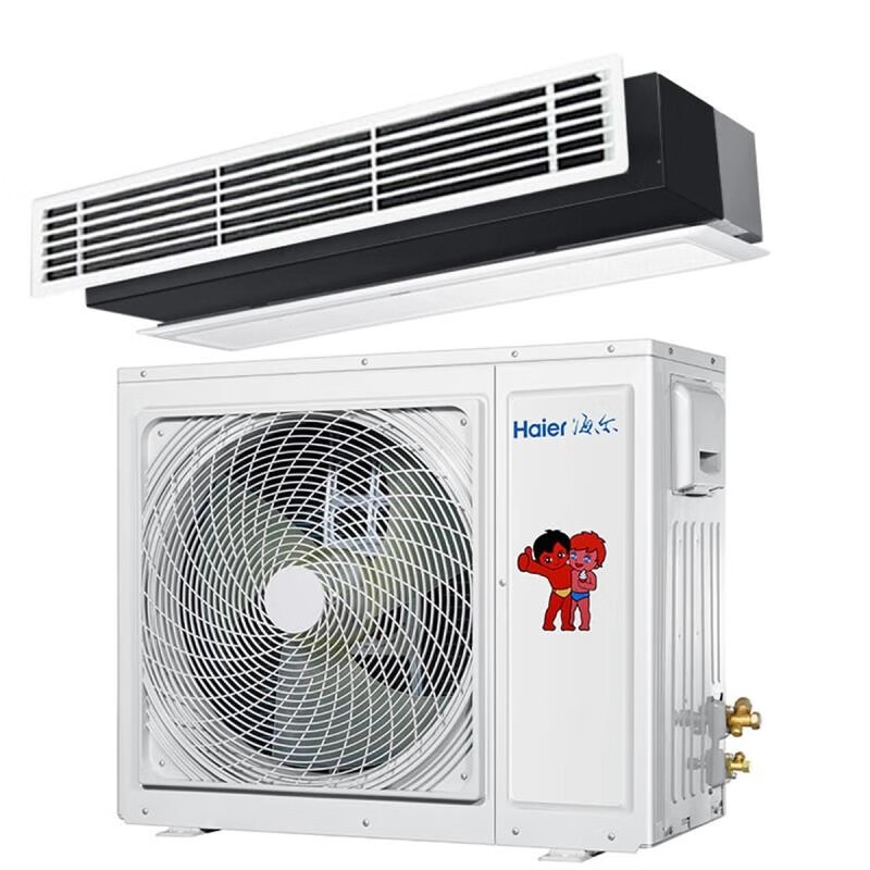 Haier central air-conditioning duct machine one-to-one embedded air-conditioning home bedroom and living room variable frequency heating and cooling new three-level energy efficiency cooling and heating 1.5 HP three-level energy efficiency 8-meter material package installation consultation discount