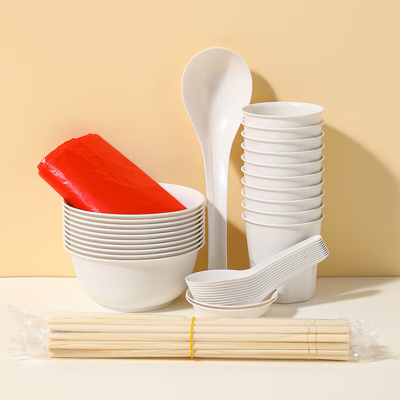 Meiya Disposable Daohuan Tableware 10-Person Set