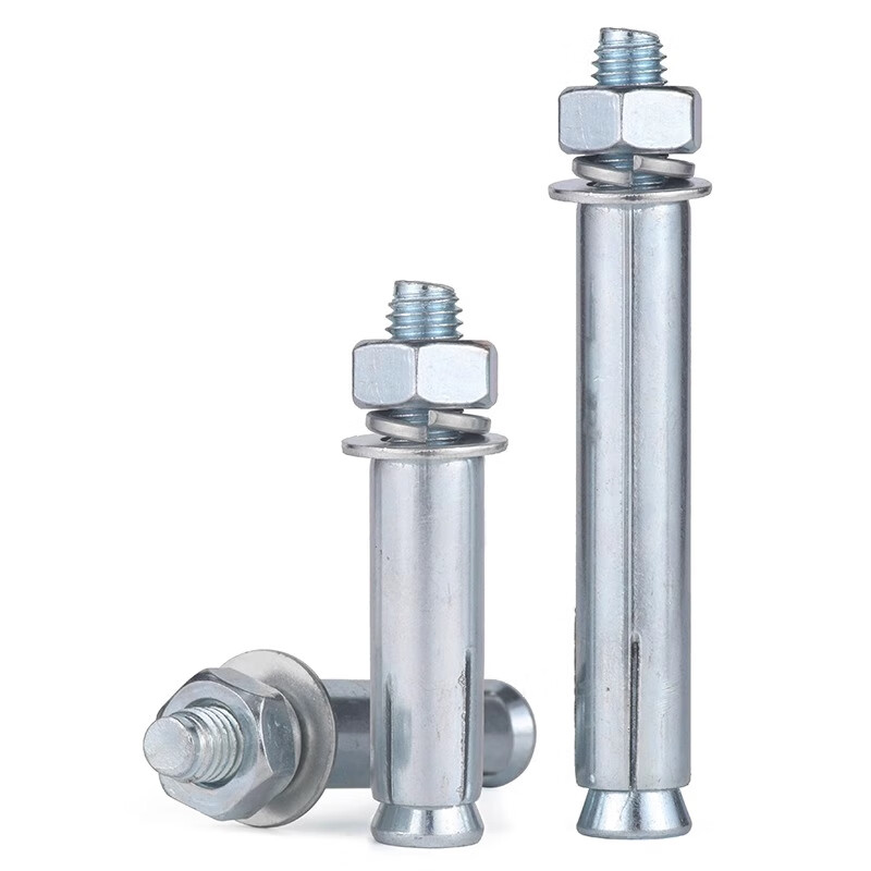 Jinggong National Standard Expansion Screws Full Iron Galvanized Explosive Bolts Extended External Expansion M6m8m10m12mm Boxed M12*110 (220 pieces/box) Drilling 16mm