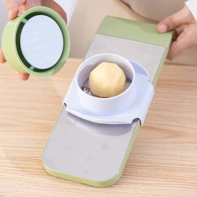 Anmai multifunctional vegetable cutter household potato grater 5 blades + hand guard kitchen radish grater S0998