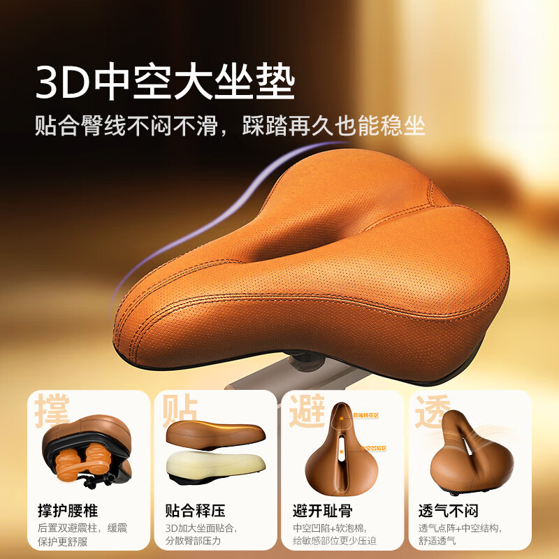 Philips Home Spinning Bike Intelligent Self-Powered Fitness Equipment Weight Loss Sports Indoor Bike Little Golden Deer 3102B