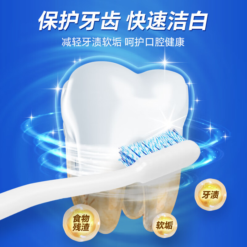 White Jade Fresh Toothpaste, Whitening, Whitening, Fresh Breath, Remove Yellowing and Stain, Contains Fluoride, Spearmint Type, 6 pieces 130g