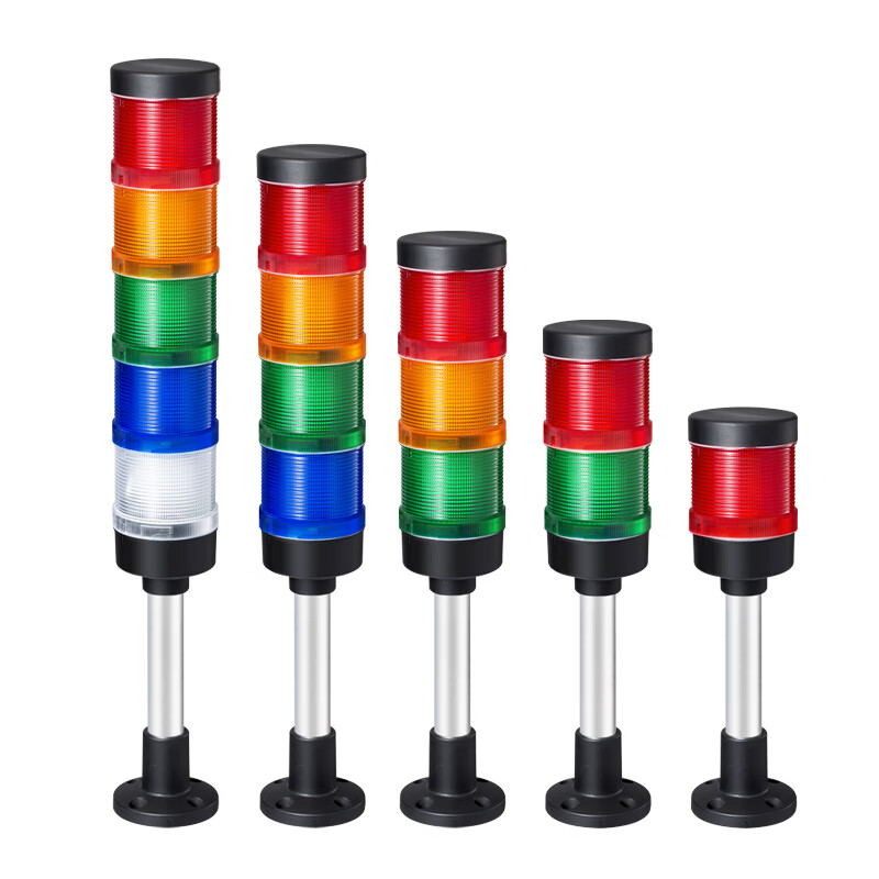 Industrial large diameter multi-layer warning light LTD-70 three-color light alarm machine tool signal indicator flash 24v 70-3J 3-layer sound