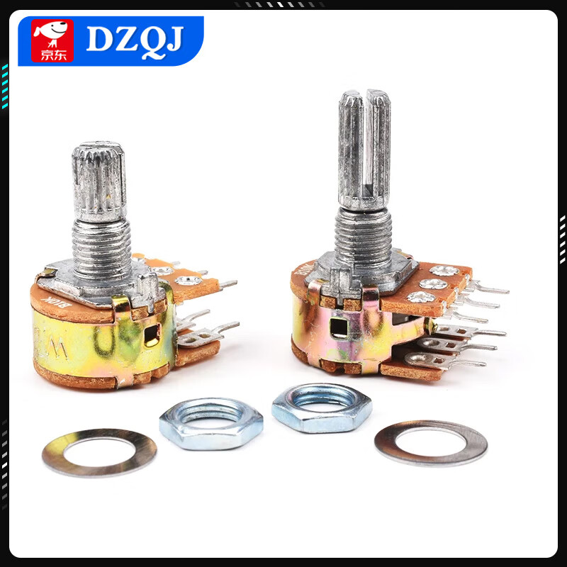WH148 single joint double joint short handle long handle potentiometer B1k2k5k10k50k100k200k250k500k 1M B5K single joint short handle 15mm (5 pieces)