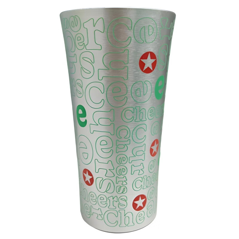 FANCYCHIC Heineken Beer Cup Changing Temperature Water Cup Cold Drink Color Changing Cup Small Waist Anti-fall Water Cup Water Cup Home Personalized Beer Cup Main Image Model