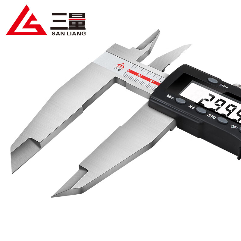 Three-quantity large-range 0-500-600-1000mm electronic digital display vernier caliper 1.5m 2m extended claw JD158 0-500mm double claw