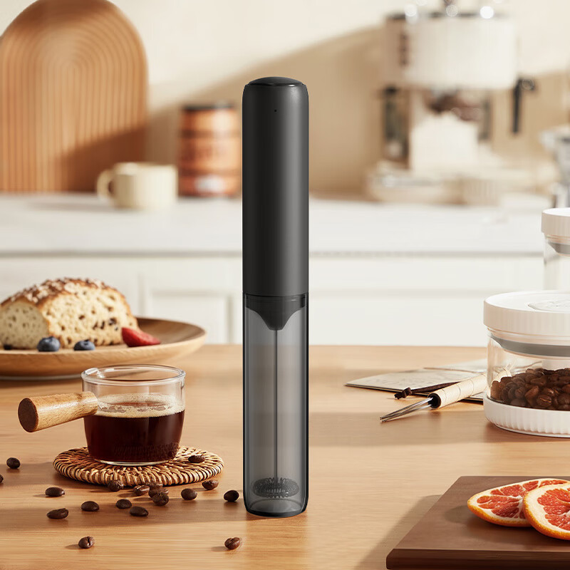 CLITON electric milk frother coffee milk frother storage household milk frother rechargeable mini blender