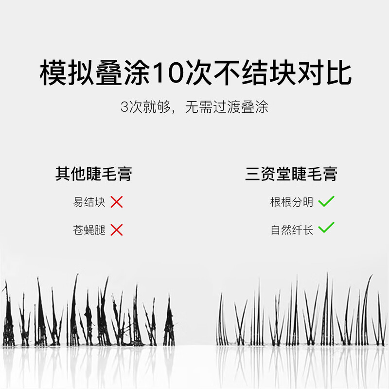 Sanzitang Mascara Natural Curl, Slim, Styling Steel Tube Eyelash Primer, Small Waist, Long-lasting Makeup, Sweatproof, Waterproof, No Smudge