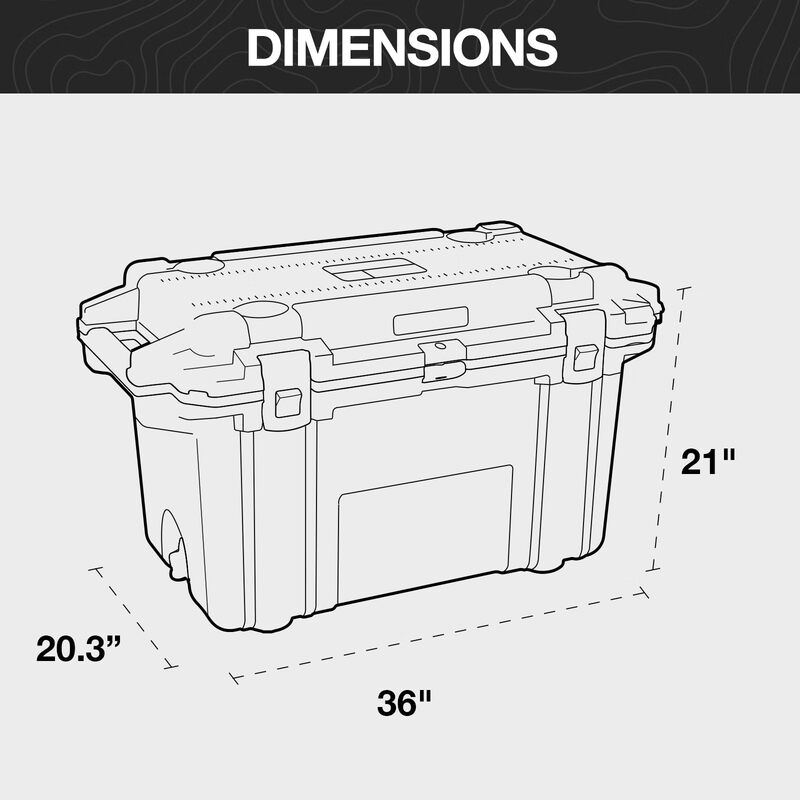 Pelican 70L Large Capacity Outdoor Insulated Refrigerator Camping Fishing Picnic Portable Refrigerator