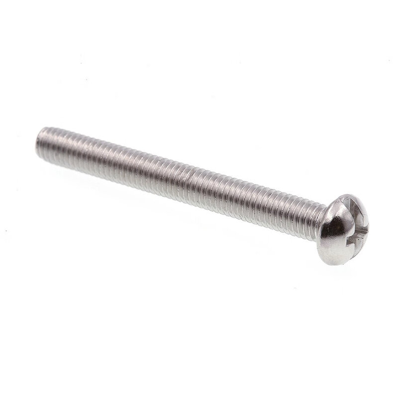 Prime-Line Machine Screw #10-32 Round Head Cross Recessed Stainless Steel 4cm 25 Pieces Industrial Fasteners