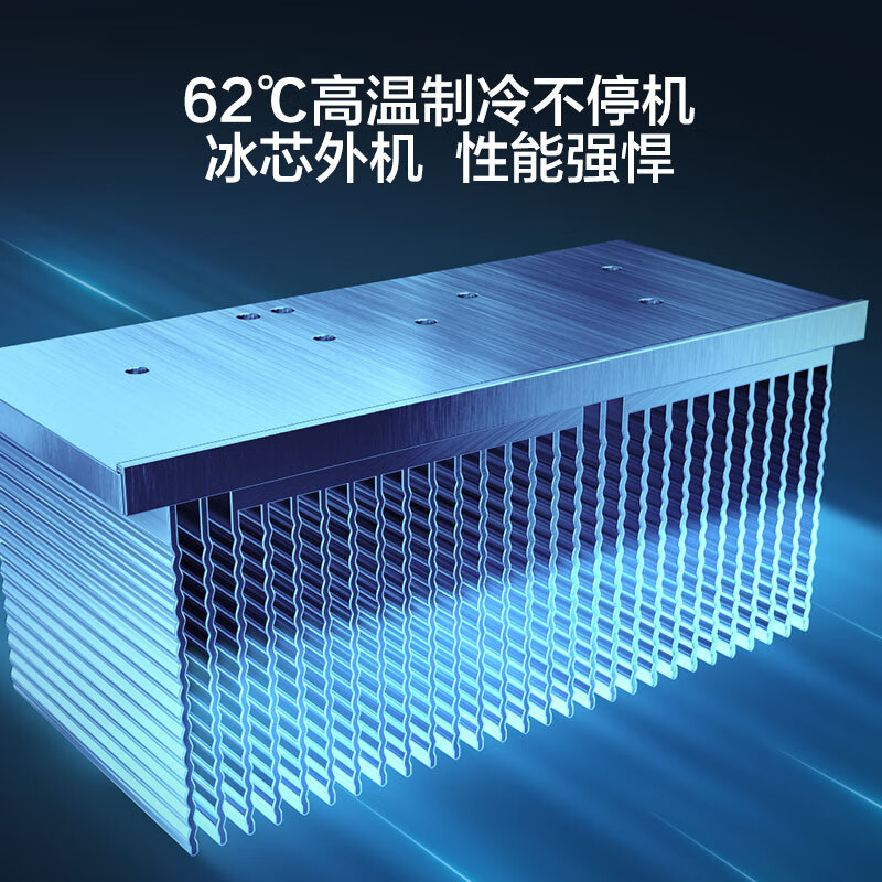 Haier air conditioner net power saving 2 hp large hanging machine new level of energy efficiency double row copper tube energy saving frequency conversion bedroom heating and cooling energy saving wall-mounted living room appliances trade-in net power saving 2 hp AI energy saving save power and space