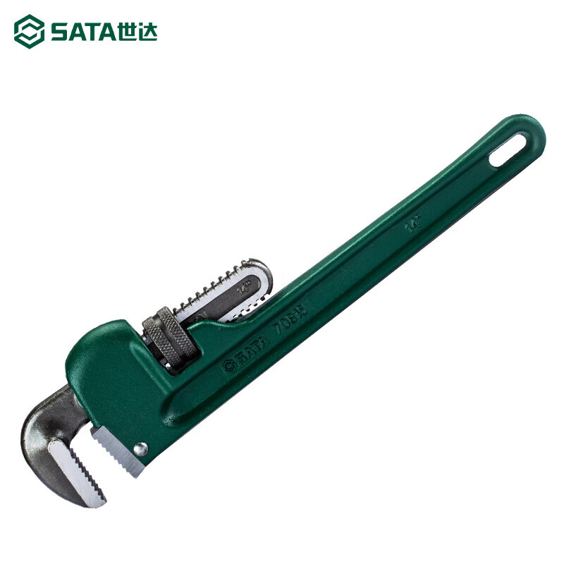 SATA industrial-grade special heavy-duty pipe wrench 14 70815
